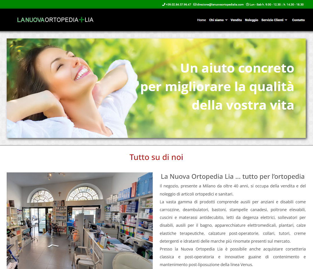 La Nuova Ortopedia LIA Milano
